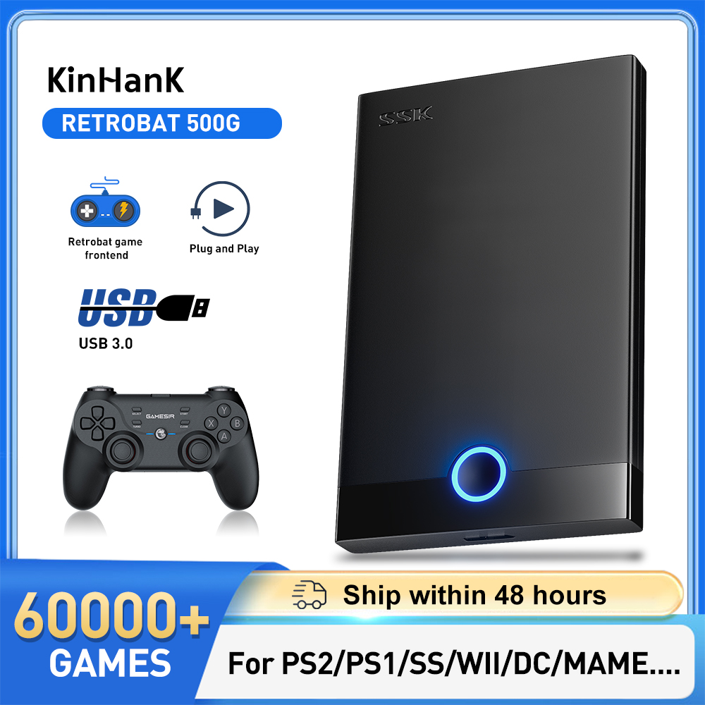 Retro Gaming Nook - Super Console Retrobat Gaming HDD 60000+