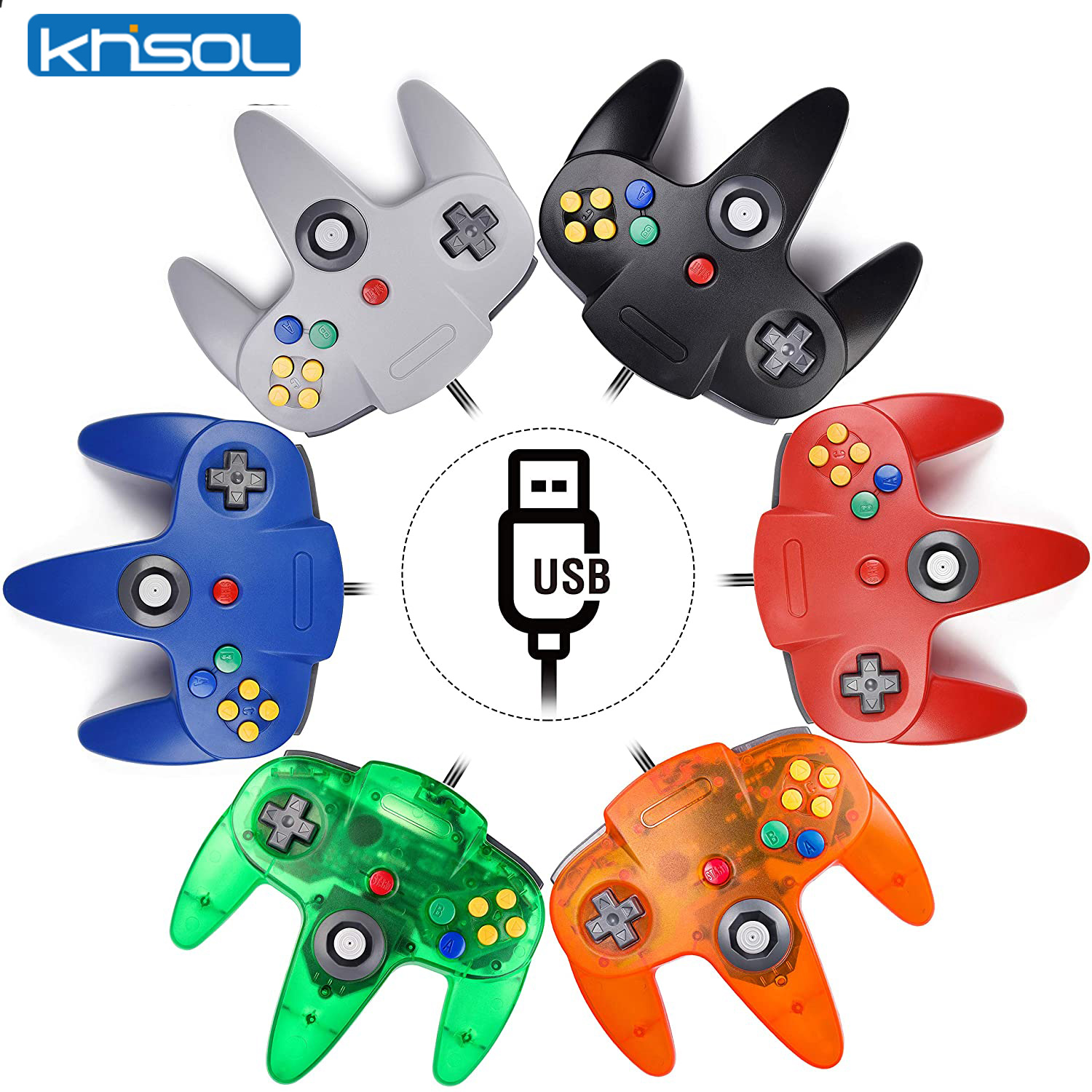 Retro Gaming Nook - N64 Controller Classic USB Wired Remote