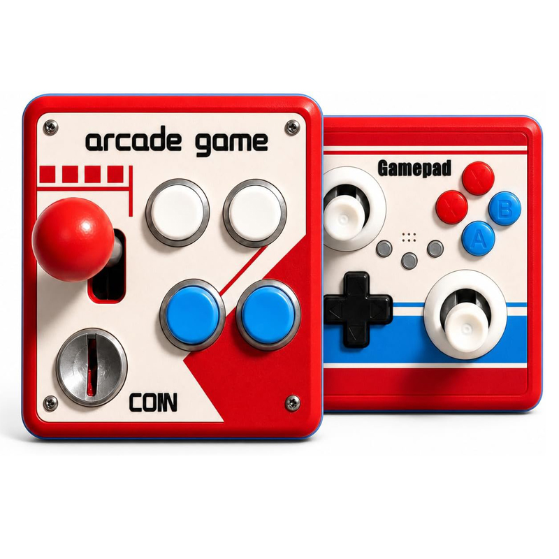 Arcade Stick Joystick - Drill-Free Light Switch Cover Retro Arcade