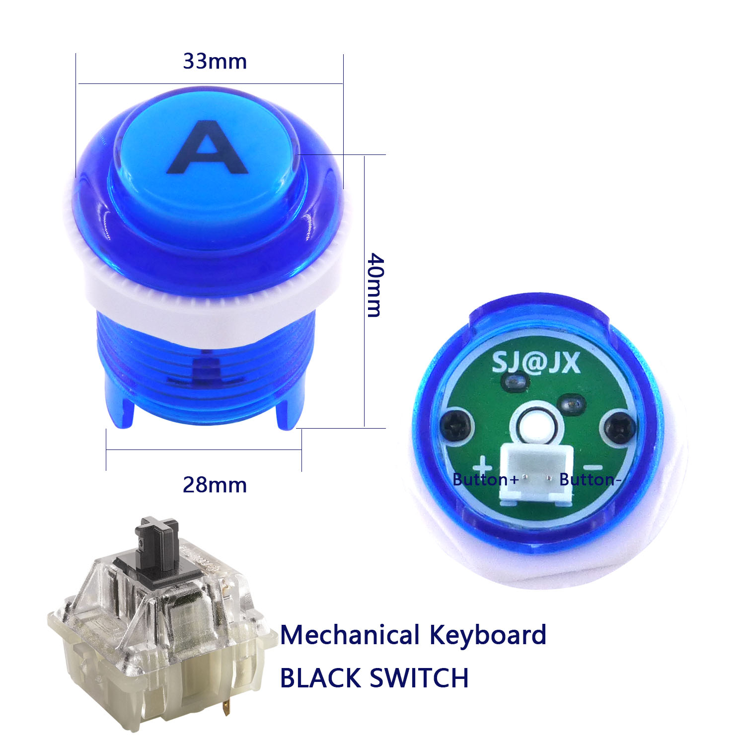 SJ@JX Arcade Button LED DIY Ki - Arcade Button Kit review and price