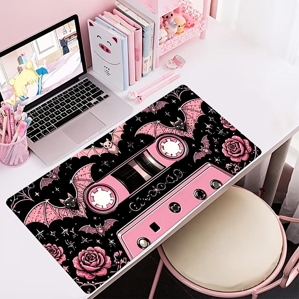 Pink Retro Cassette Tape Large - Retro Gaming Keyboard And Mouse review and price