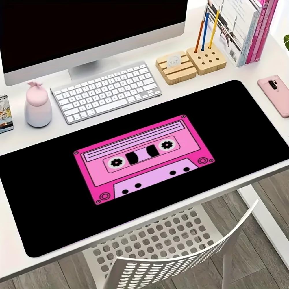 Pink Retro Cassette Tape Large - Retro Gaming Keyboard And Mouse review and price