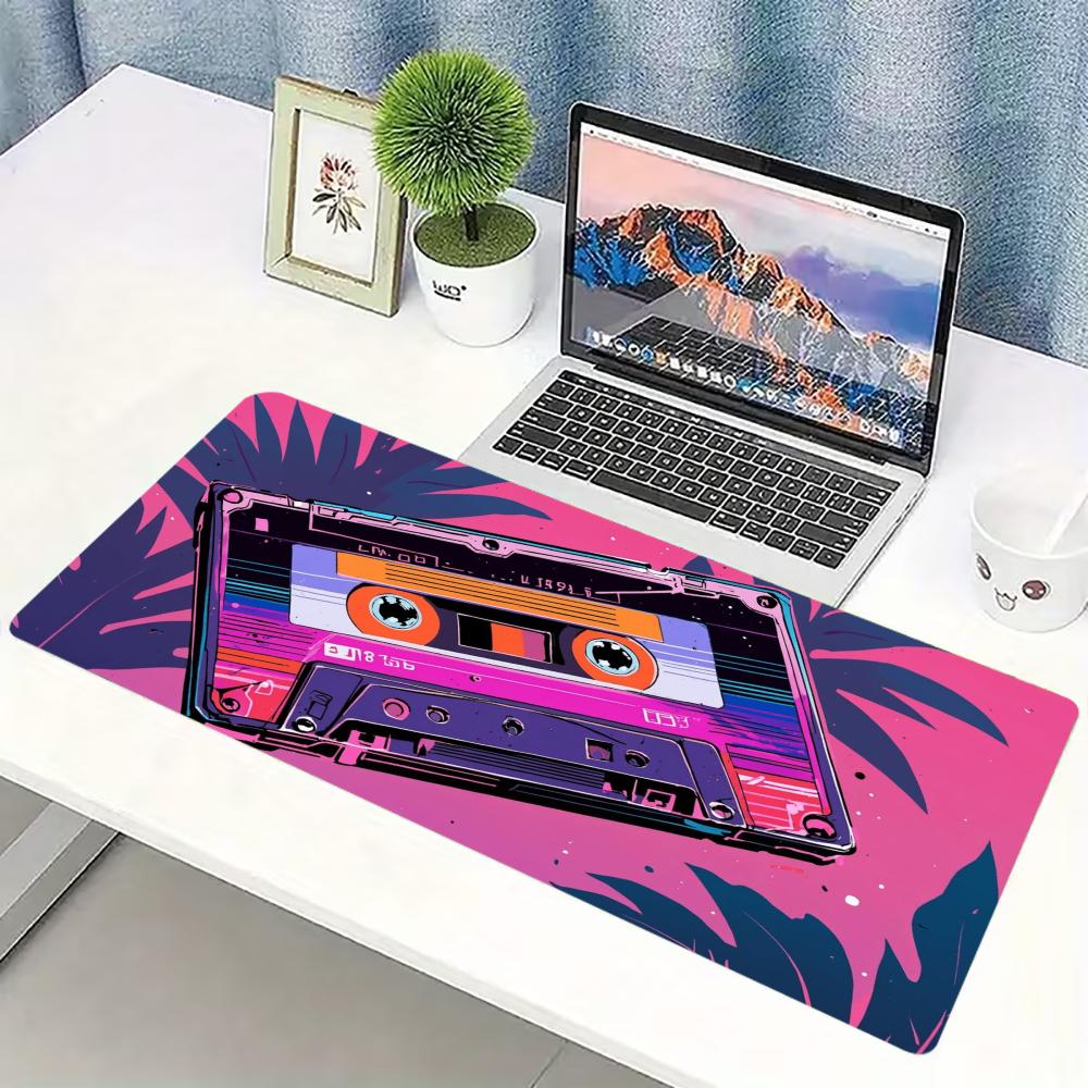 Pink Retro Cassette Tape Large - Retro Gaming Keyboard And Mouse review and price