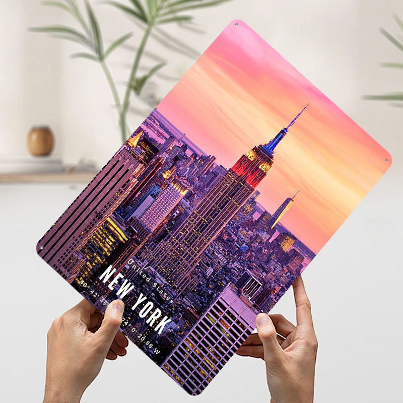 New York City Skyline Poster C - Retro Gaming York review and price