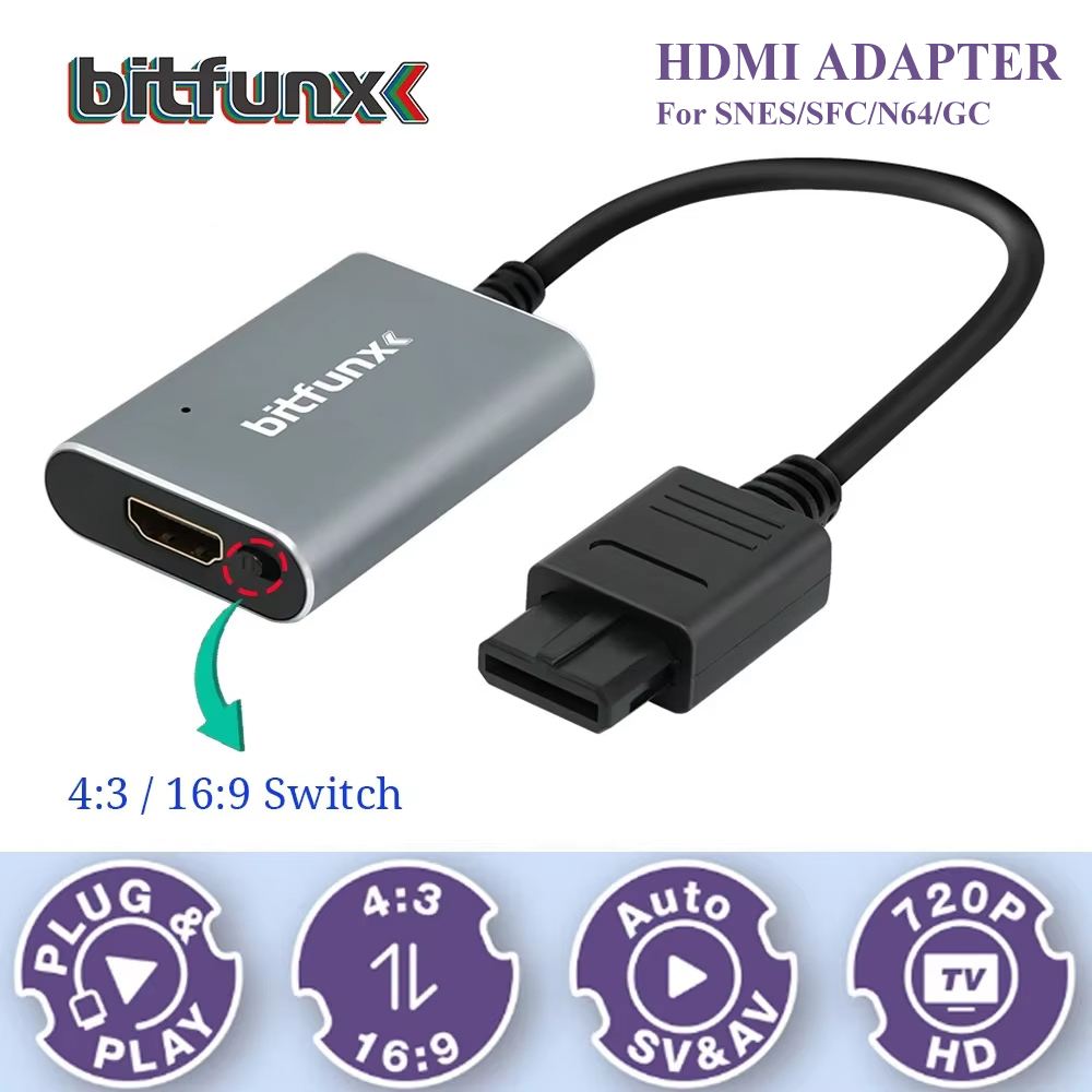 Bitfunx 720P Svideo / AV To HD - Retro Gaming Zone review and price
