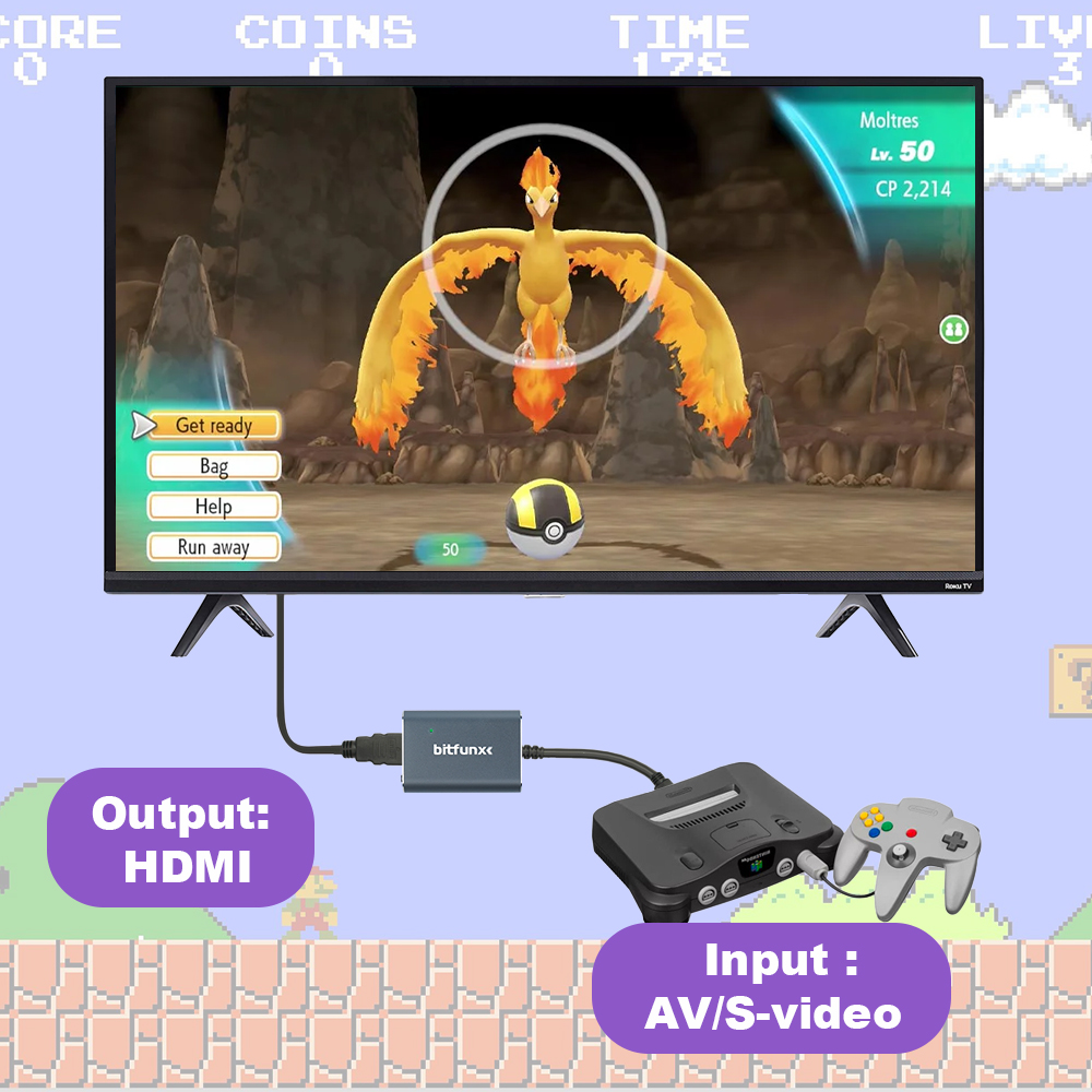 Bitfunx 720P Svideo / AV To HD - Retro Gaming Zone review and price