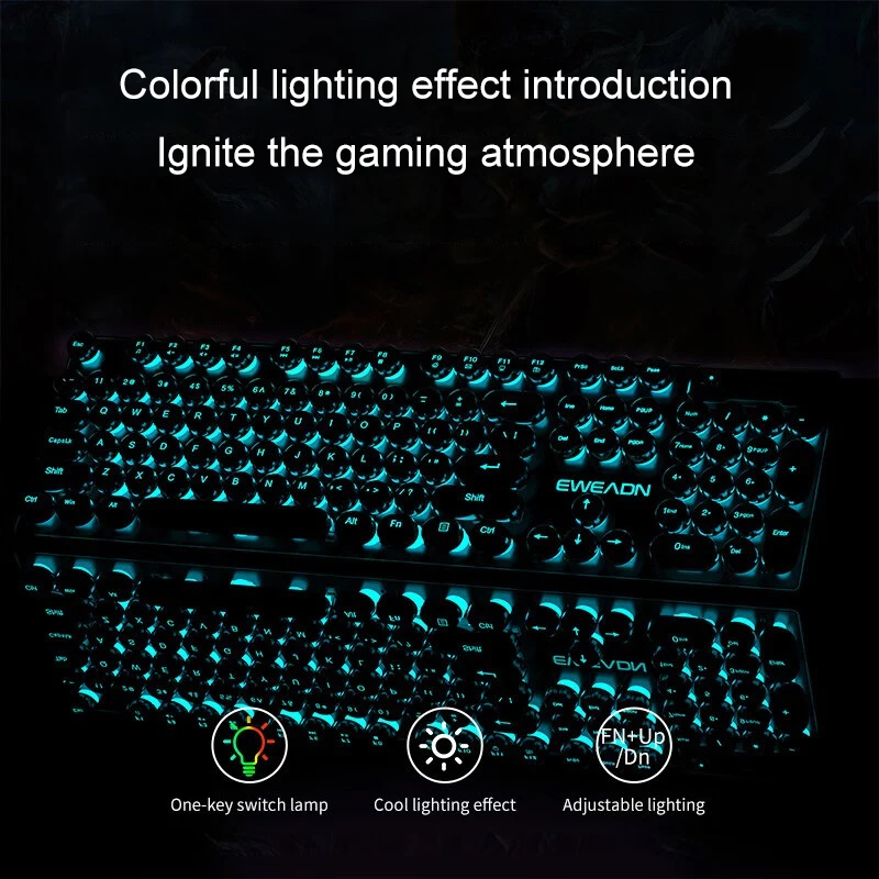 Retro Punk Mechanical Feel Key - Retro Gaming Com review and price