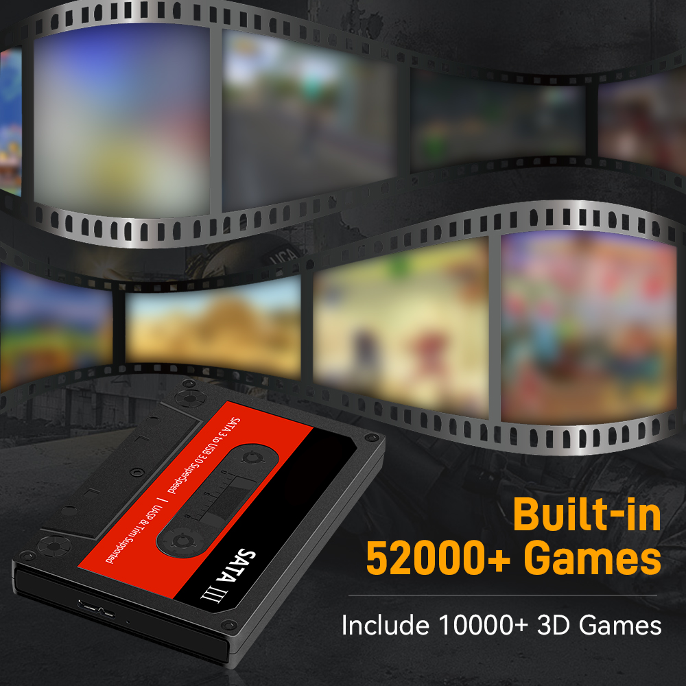 Batocera 500G/2T Emulator Game - Retro Gaming Hdd review and price
