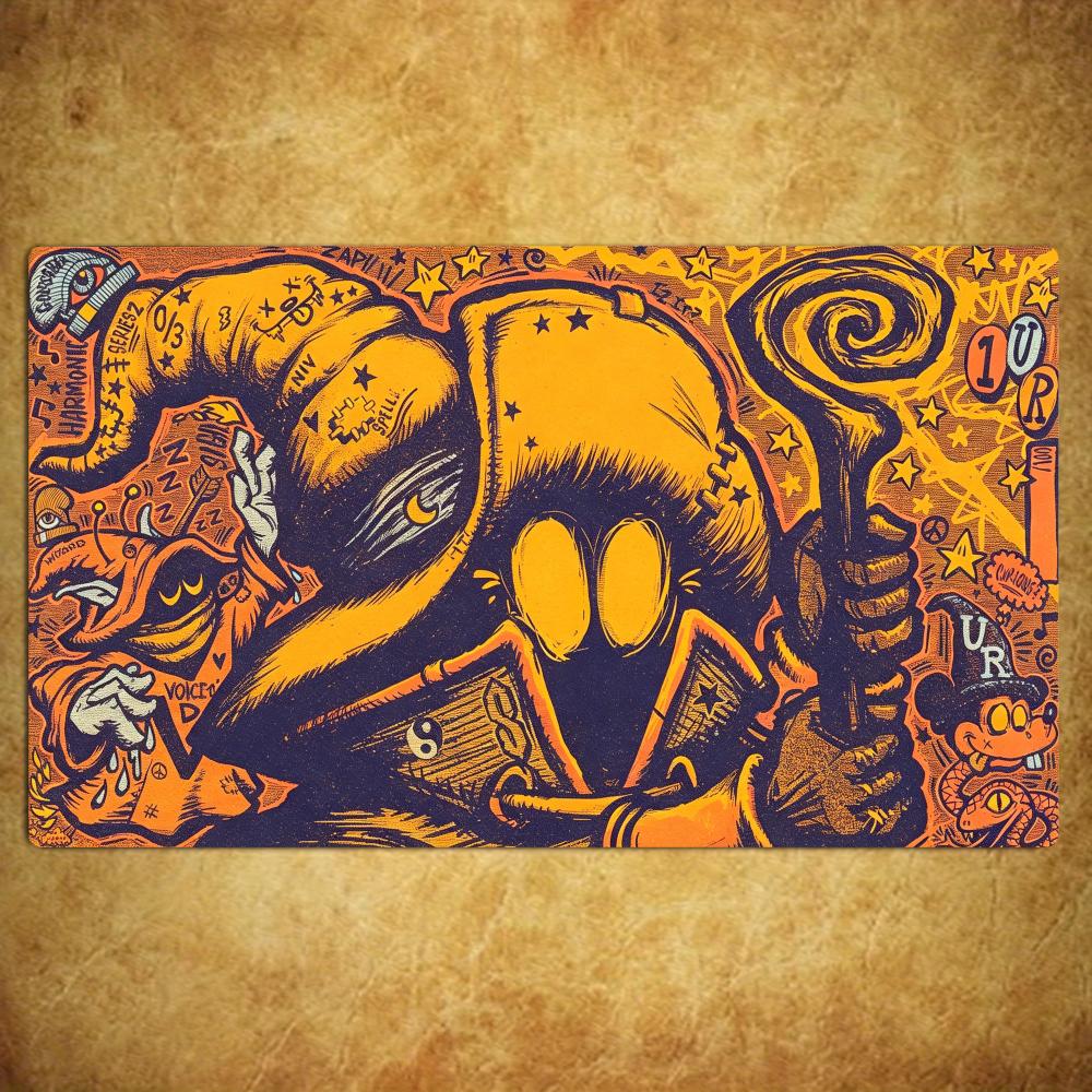 TCG Playmat Retro Neon Street  - Retro Gaming Zone review and price