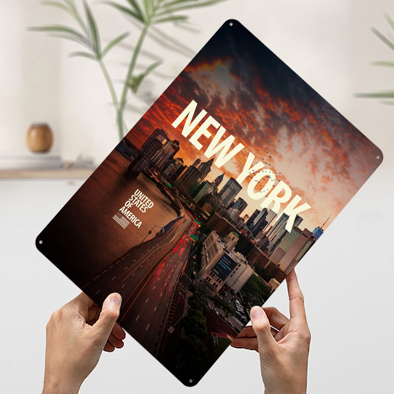 New York City Skyline Printed  - Retro Gaming York review and price
