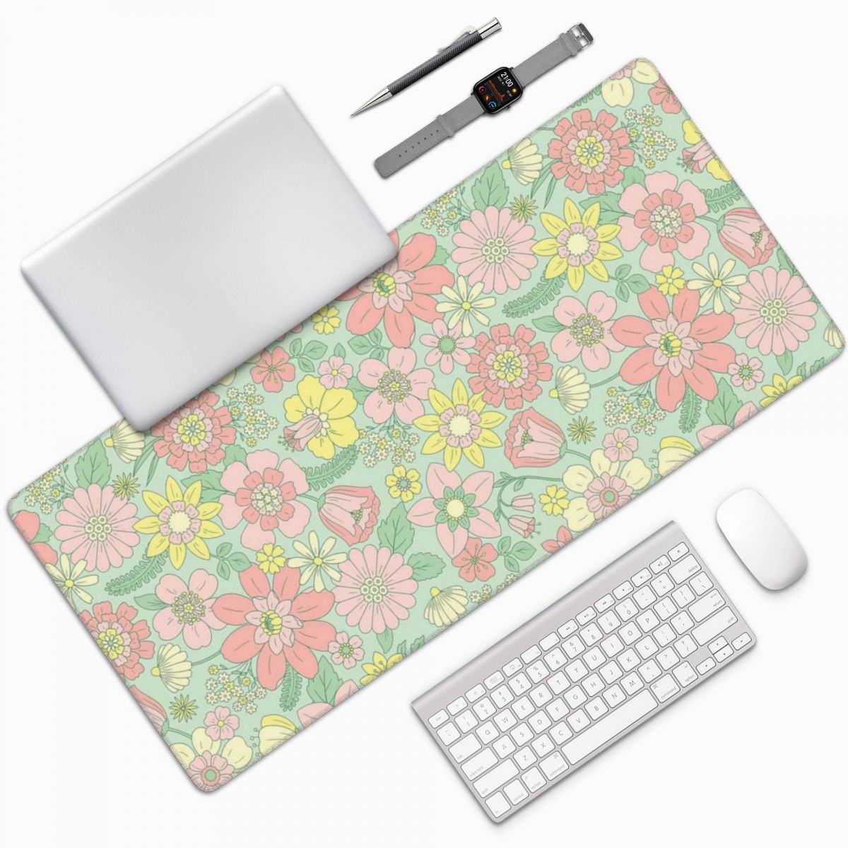 Large Mouse Pad Retro Spring F - Retro Gaming Keyboard And Mouse review and price
