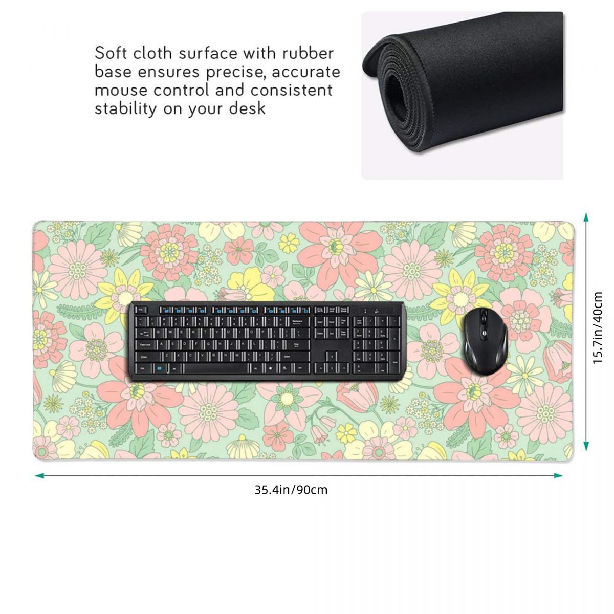 Large Mouse Pad Retro Spring F - Retro Gaming Keyboard And Mouse review and price