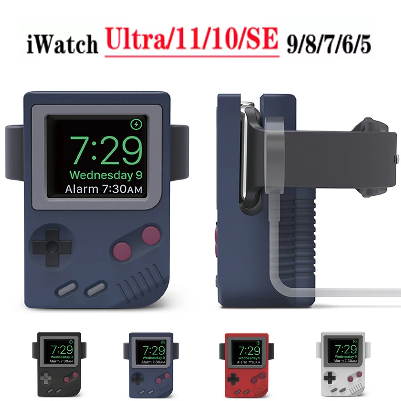 Silicone Holder for IWatch Cha - Retro Gaming Design review and price
