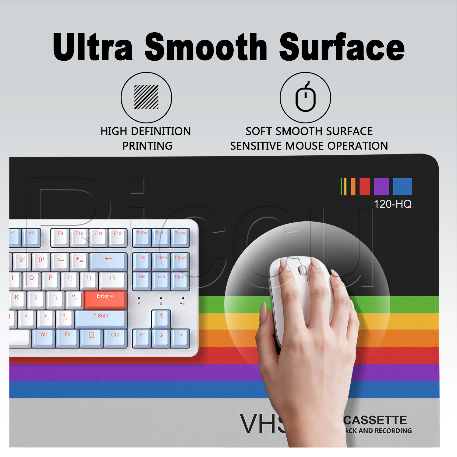 Retro VHS Style Mouse Pad Xxl  - Retro Gaming Keyboard And Mouse review and price