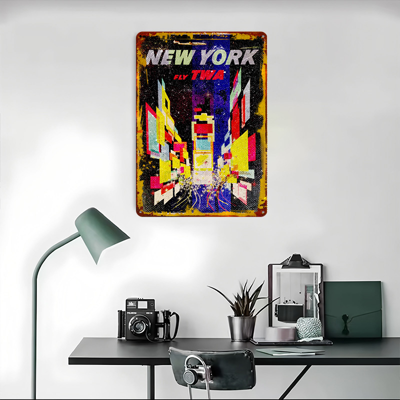 New York Fly TWA Tinplate Post - Retro Gaming York review and price