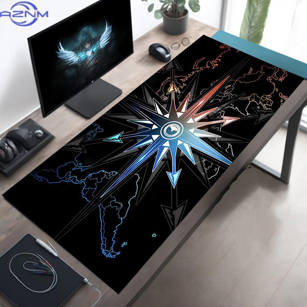 Retro Compass Map Mouse Pad XX - Retro Gaming Keyboard And Mouse review and price