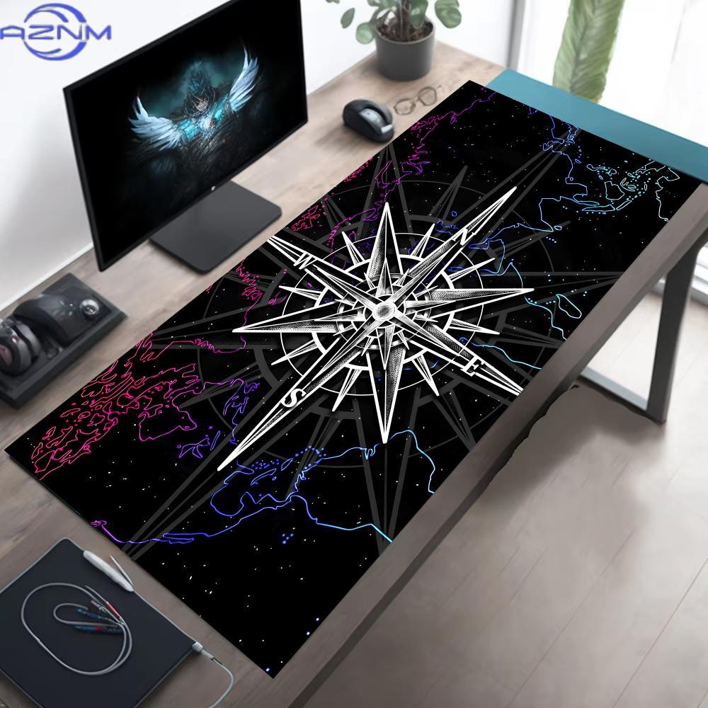 Retro Compass Map Mouse Pad XX - Retro Gaming Keyboard And Mouse review and price