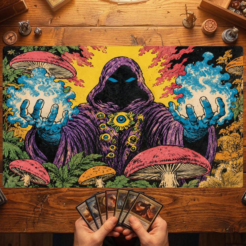 TCG Playmat Retro Mushroom Sor - Retro Gaming Zone review and price
