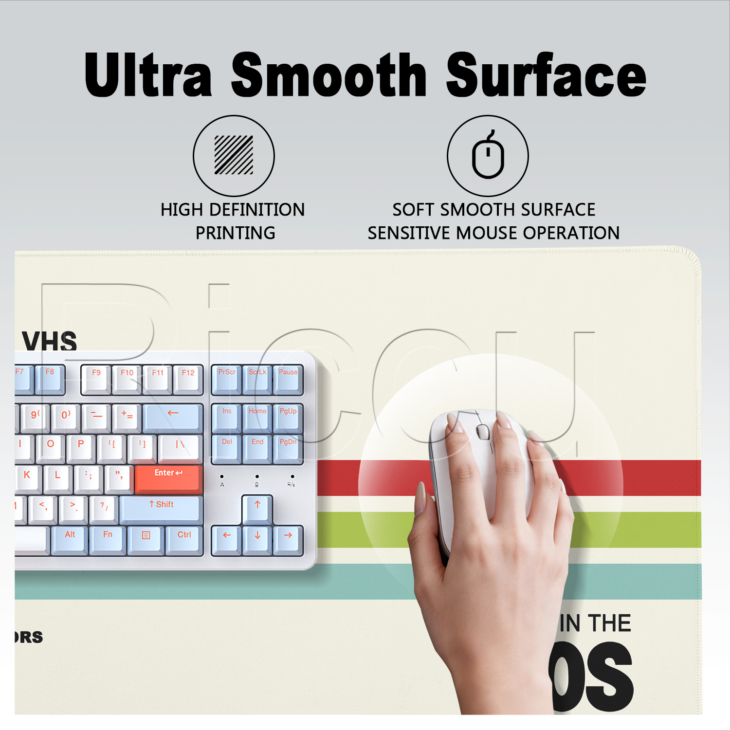 Mouse Pad Retro VHS Style PC G - Retro Gaming Keyboard And Mouse review and price