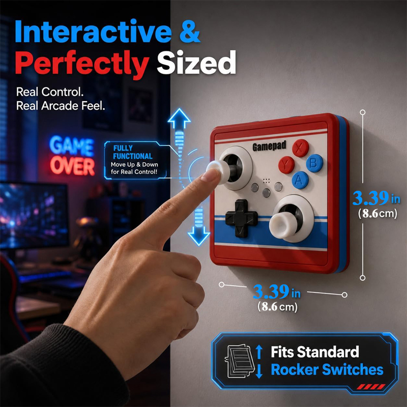 Drill-Free Light Switch Cover  - Arcade Stick Joystick review and price