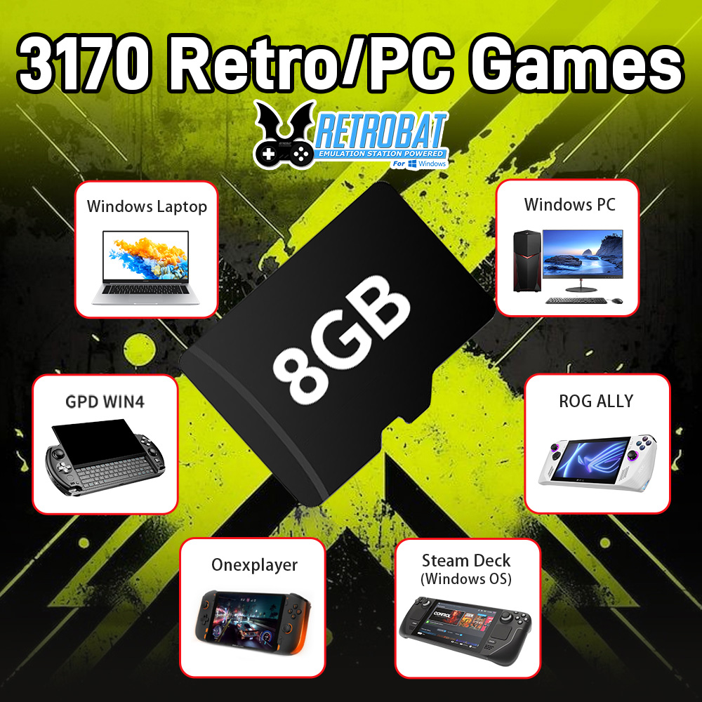 8GB Game TF Card with 3170 Ret - Retro Gaming Nook review and price