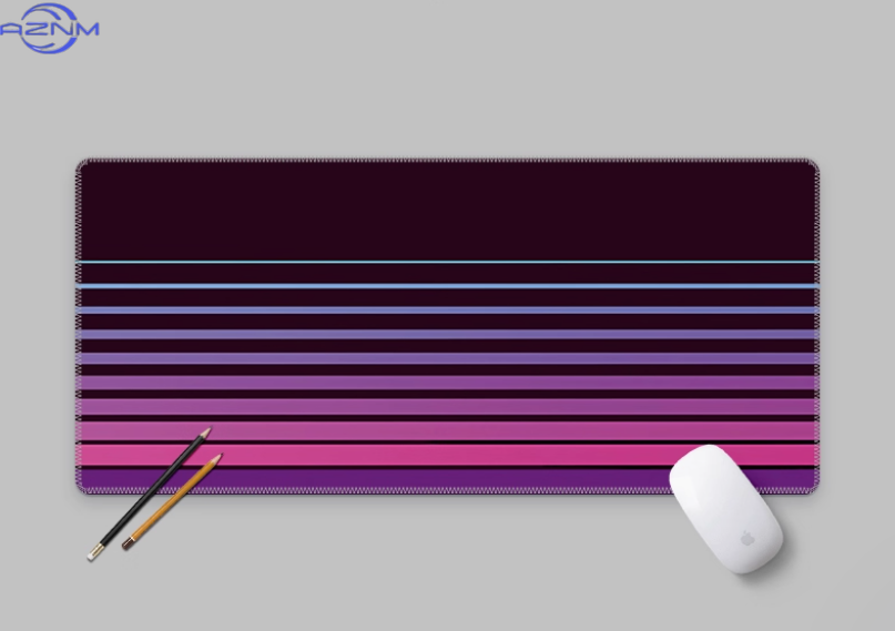 Retro Vintage Stripes Deskmat  - Retro Gaming Keyboard And Mouse review and price