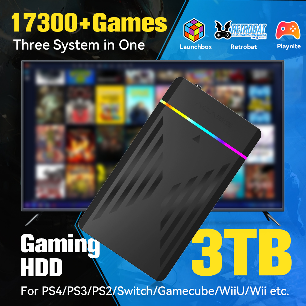 3TB Portable Gaming HDD Launch - Retro Gaming Monitor review and price